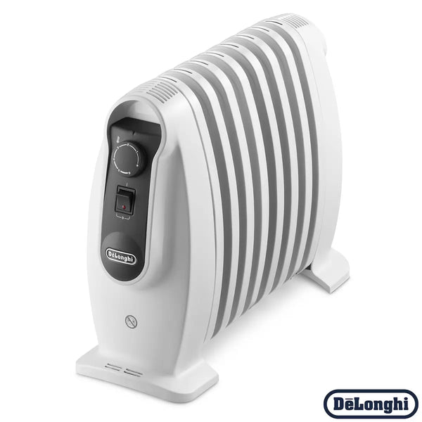 De'Longhi Oil Filled 800W Radiator in White, TRNS0808M