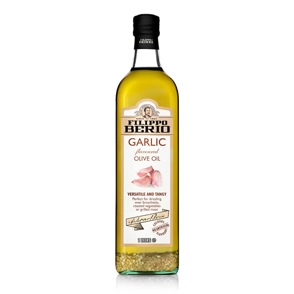 Filippo Berio Garlic Flavored Olive Oil, 1L