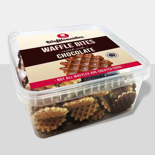 Wafflemeister Belgian Chocolate Mini Waffle Bites, 700g