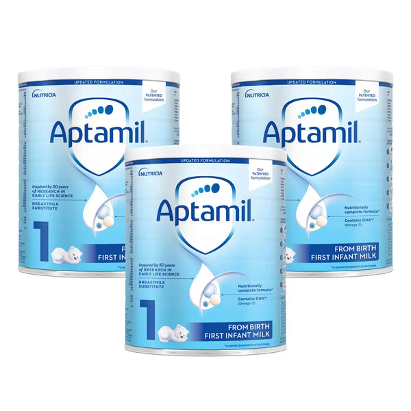 Aptamil Stage 1 Milk Powder, 3 x 700g