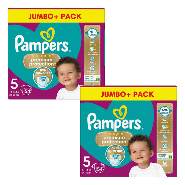 Pampers Premium Protection, Size 5, 54 Pack