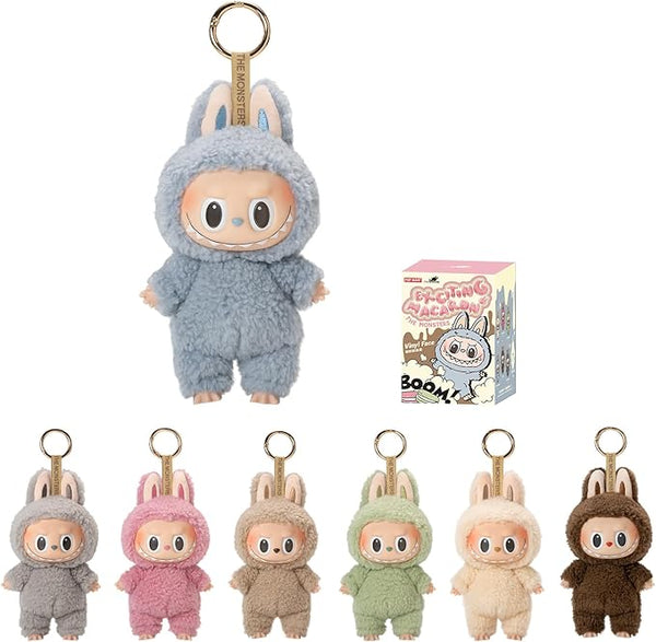 LABUBU Doll The Monsters - Tasty Macarons Vinyl Face Blind Box, Random Design Action Figures Collectible Toys Home Decorations, Single Box