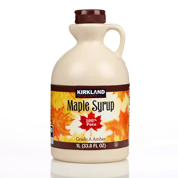 Kirkland Signature 100% Pure Grade A Amber Maple Syrup, 1L