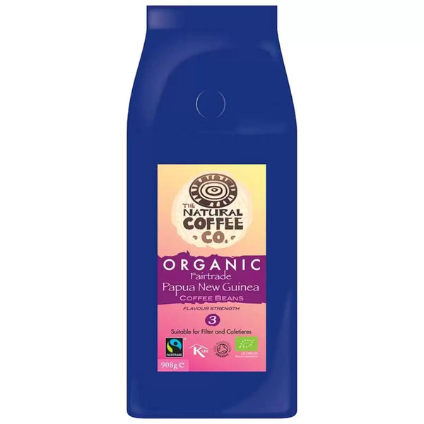 The Natural Coffee Co. Organic Papua New Guinea Ground Coffee, 908g